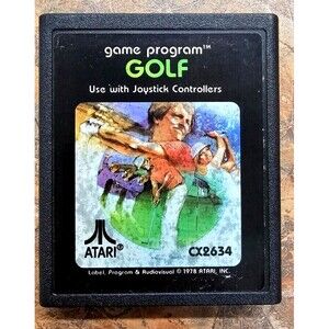 Golf - CX2634 - 1978 - ATARI 2600 - Cartridge only!